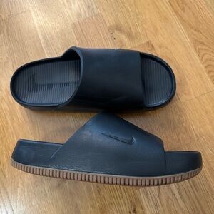 Black Slide Sandals